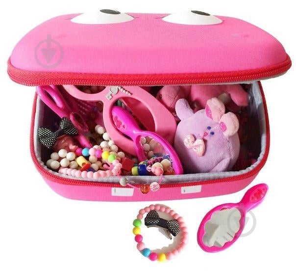 Пенал на молнии Beast Box Jumbo Pink Zipit розовый - фото 5