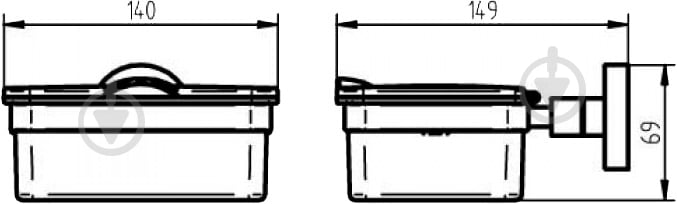 Держатель Haceka мультибокс Kosmos TEC - фото 2 Держатель Haceka мультибокс Kosmos TEC - фото 2