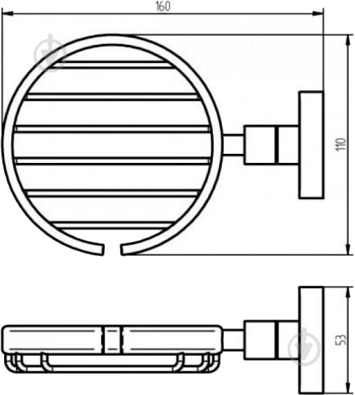Мыльница Haceka Kosmos TEC рещётка - фото 2