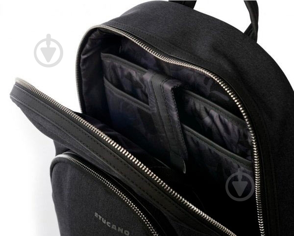 Рюкзак Tucano 13" black (BNOBK13-BK) Nota Backpack - фото 4