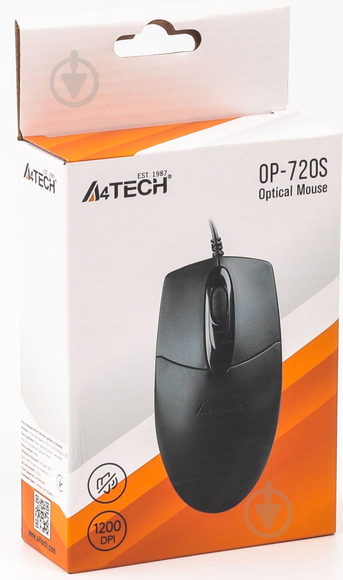 Мышка A4Tech OP-720S black (OP-720S USB (Black)) - фото 5