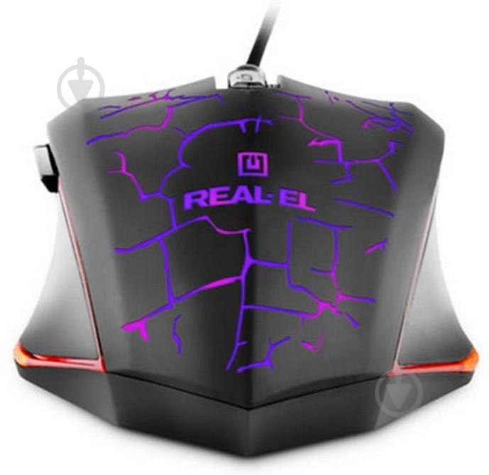 Мишка Real-el RM-505 Gaming black (EL123200018) - фото 3