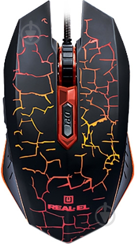 Мишка Real-el RM-505 Gaming black (EL123200018) - фото 2