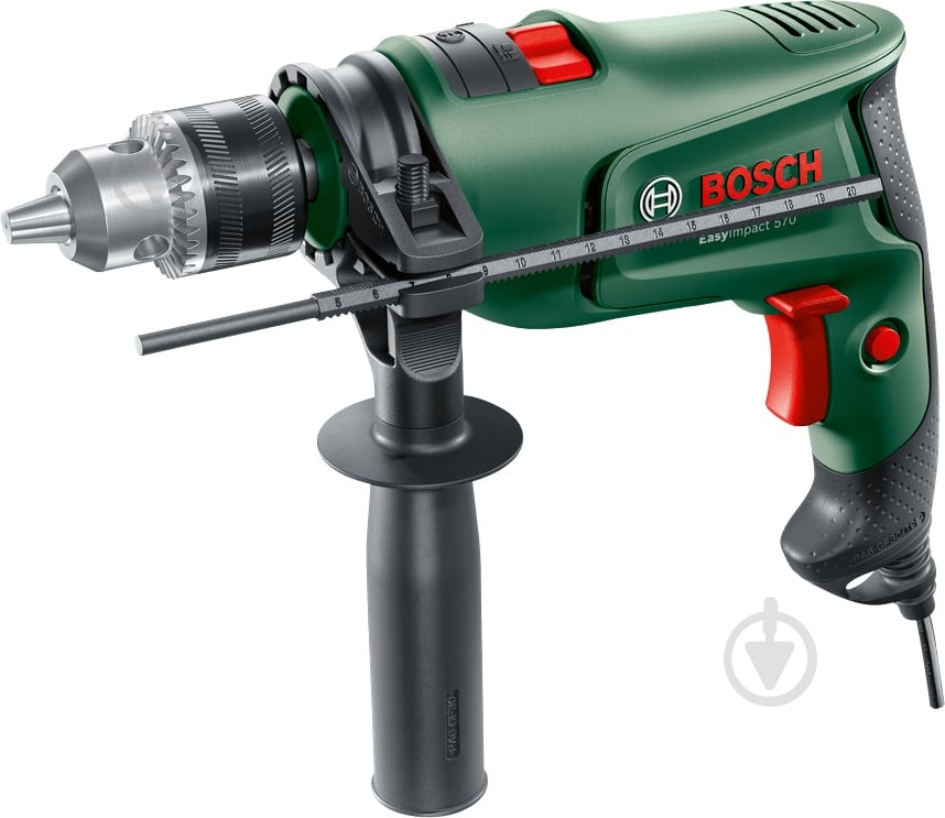 Дрель ударная Bosch EasyImpact 570 0603133220 - фото 1