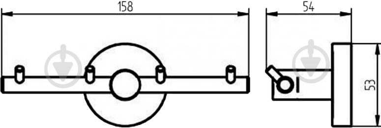Вешалка для полотенца Haceka Kosmos - фото 4 Вешалка для полотенца Haceka Kosmos - фото 4