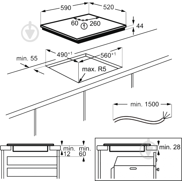 Варочная поверхность индукционная Electrolux IPE6463KI - фото 2