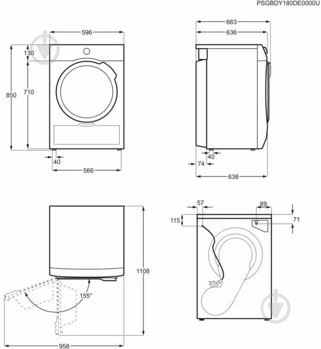 Сушильная машина AEG TR838P4U - фото 6