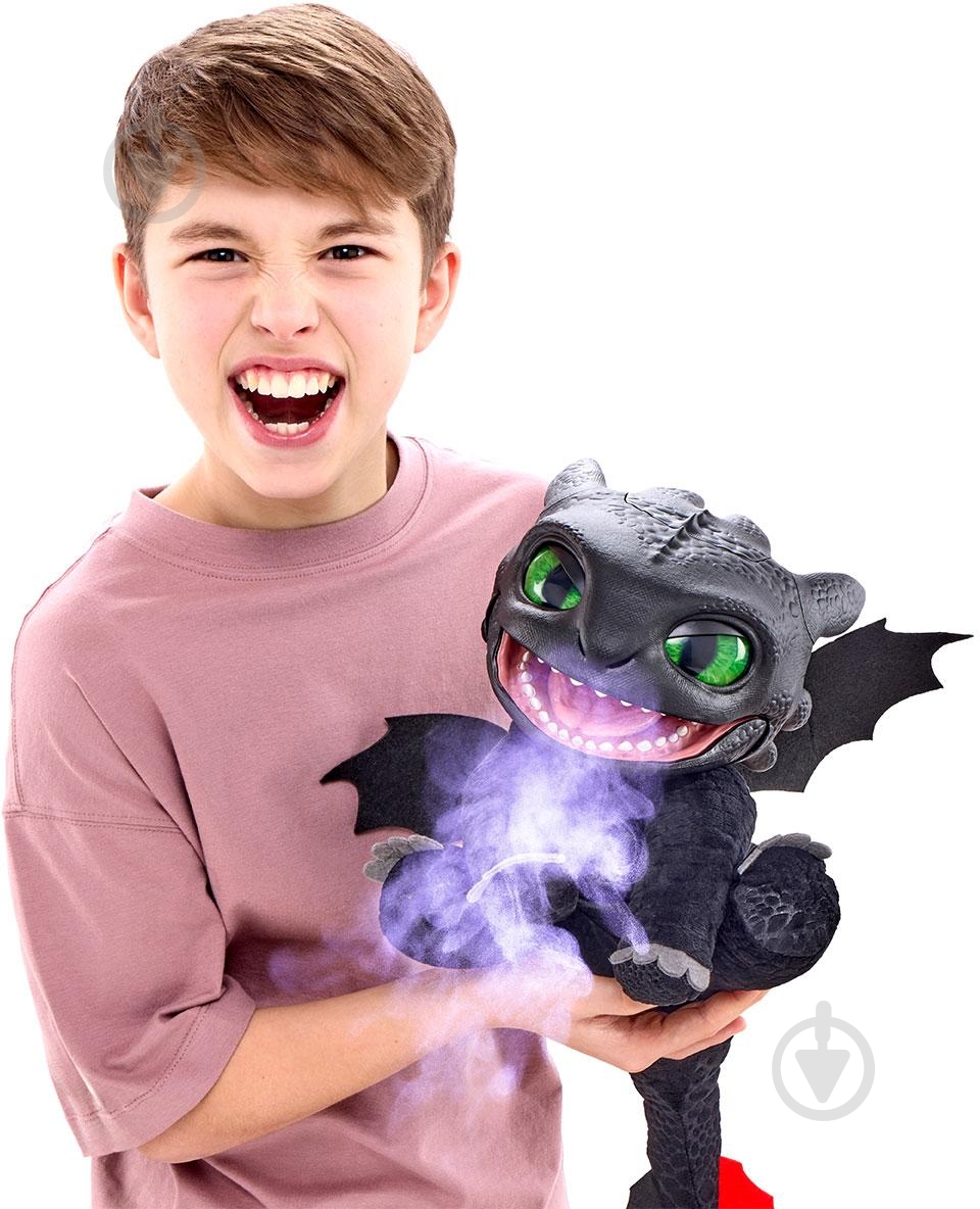 Игрушка мягкая интерактивная Real FX Беззубик HTTYD-1001-01 - фото 6