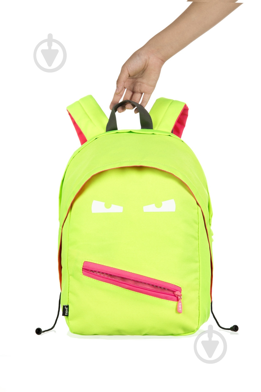 Рюкзак Zipit Grillz Bright Lime ZBPL-GR-3 - фото 3 Рюкзак Zipit Grillz Bright Lime ZBPL-GR-3 - фото 3