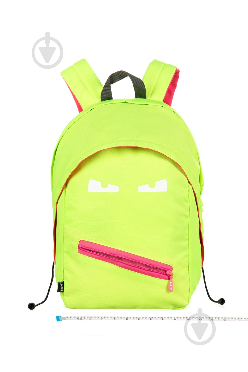 Рюкзак Zipit Grillz Bright Lime ZBPL-GR-3 - фото 5 Рюкзак Zipit Grillz Bright Lime ZBPL-GR-3 - фото 5