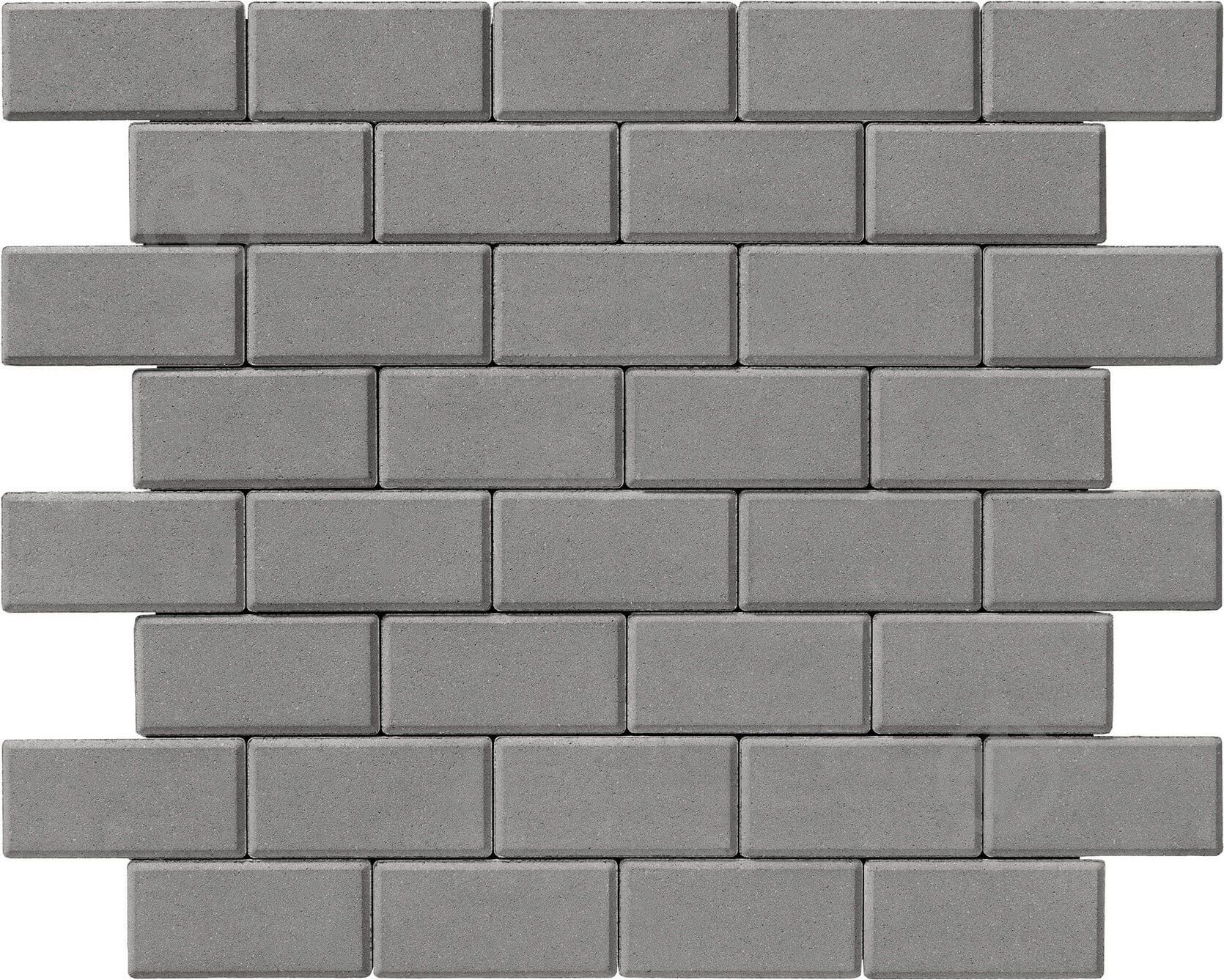 Брусчатка Авеню серая 20х10х6 мм - фото 1