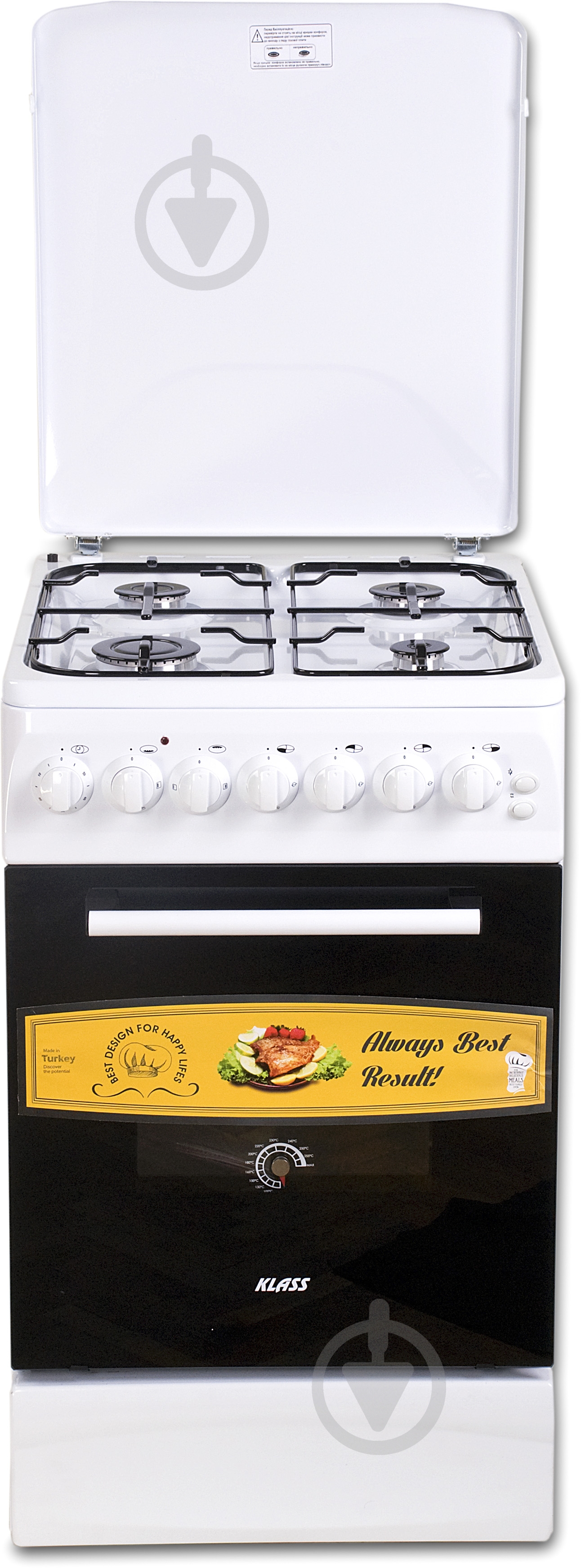 Плита газовая KLASS T 5401 M2 White - фото 1