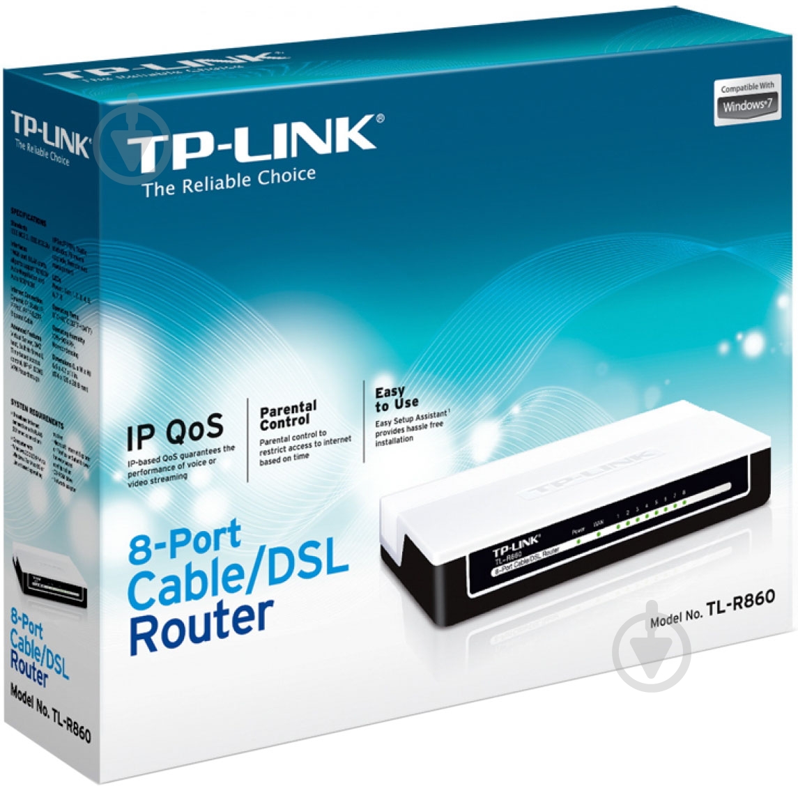 Wi-Fi-роутер TP-Link TL-R860 - фото 3 Wi-Fi-роутер TP-Link TL-R860 - фото 3