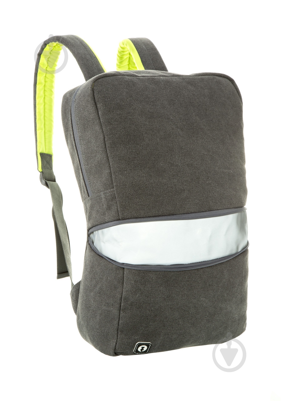Рюкзак Zipit Reflecto Grey & Green - фото 1 Рюкзак Zipit Reflecto Grey & Green - фото 1