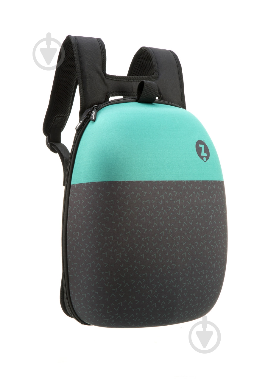 Рюкзак Zipit Shell Black & Turquoise - фото 1