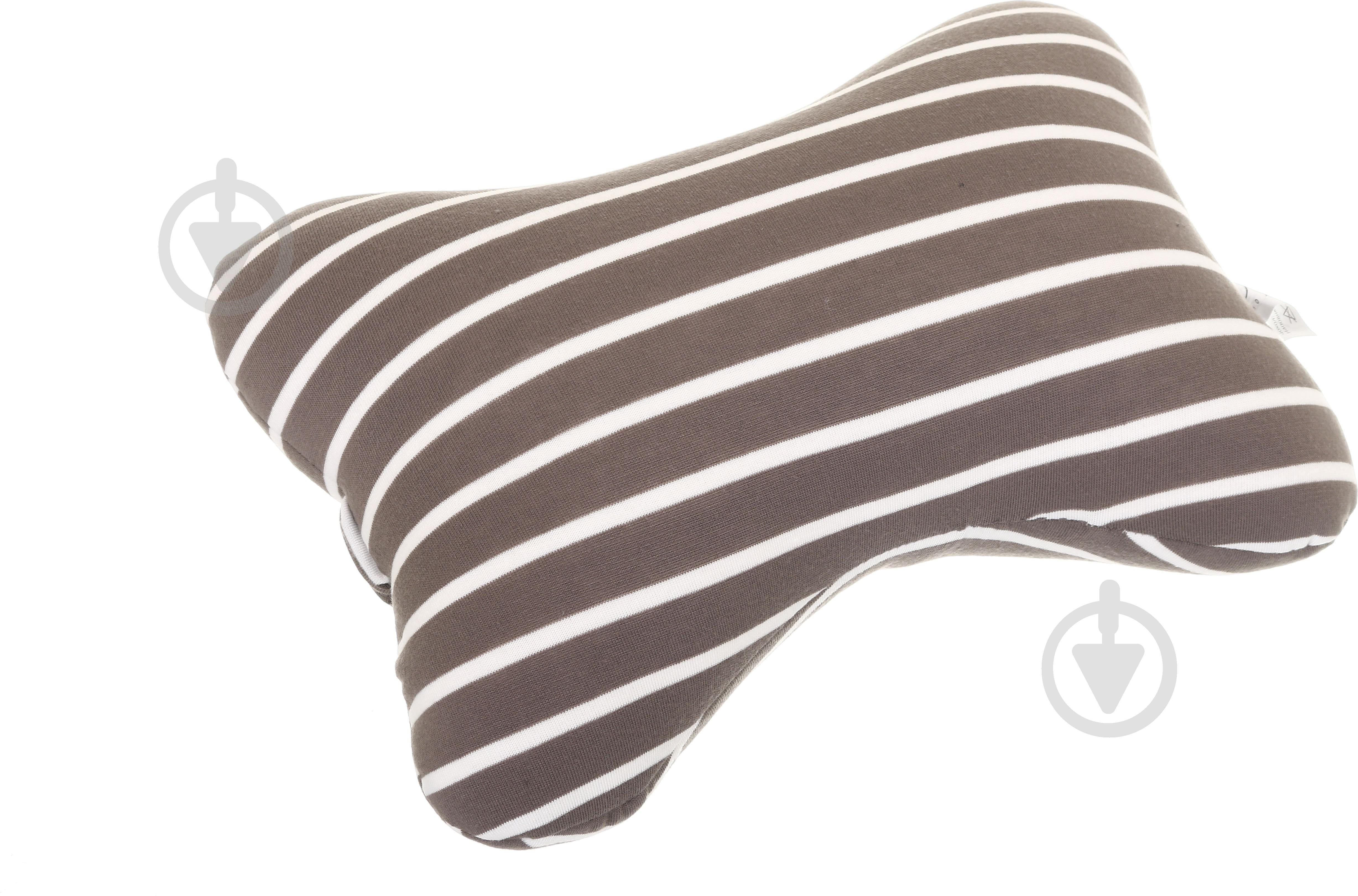 Подушка для подорожей Tabby Luna 30x20 см коричневий - фото 2
