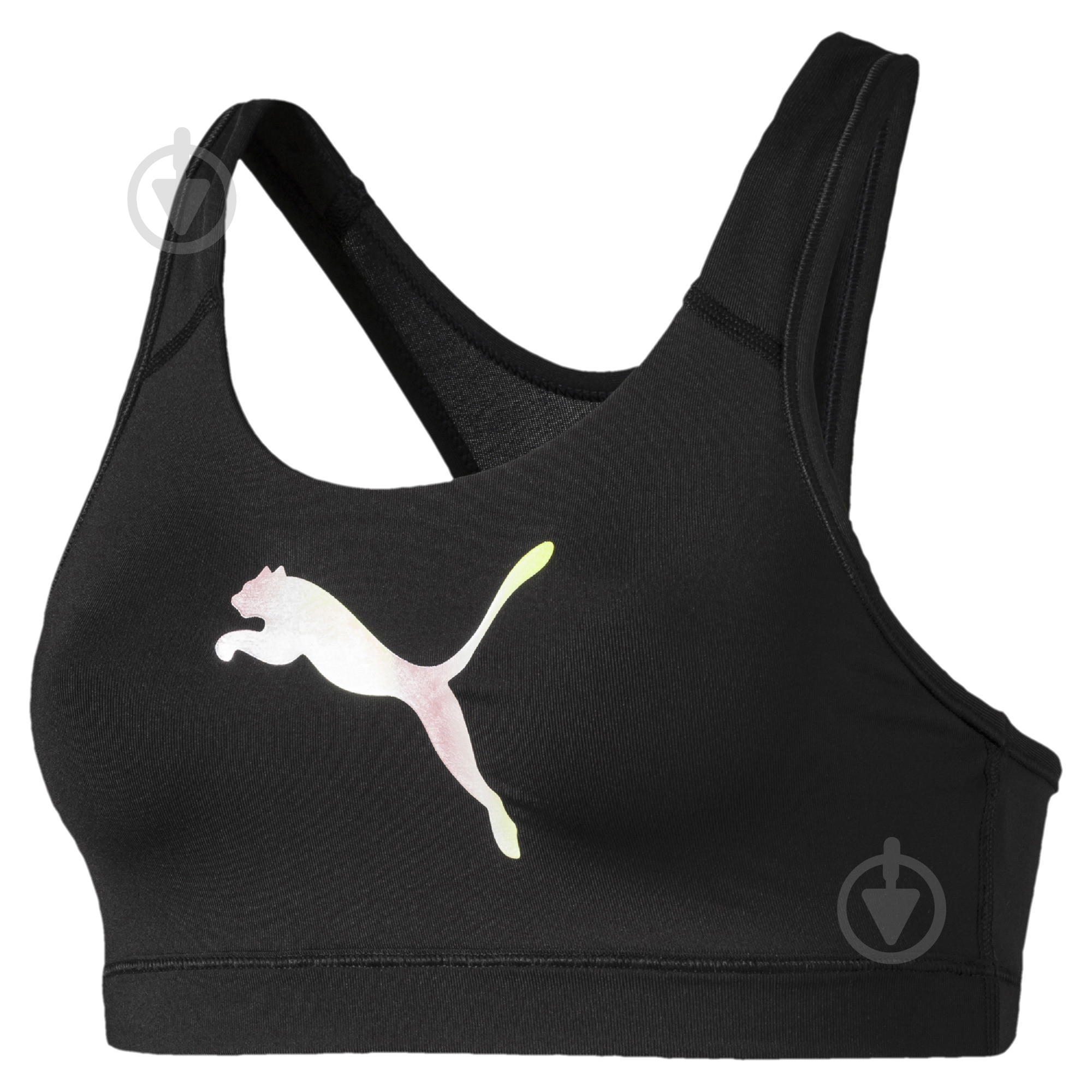 Бра Puma 4Keeps Bra M 51699638 р.M черный - фото 1 Бра Puma 4Keeps Bra M 51699638 р.M черный - фото 1