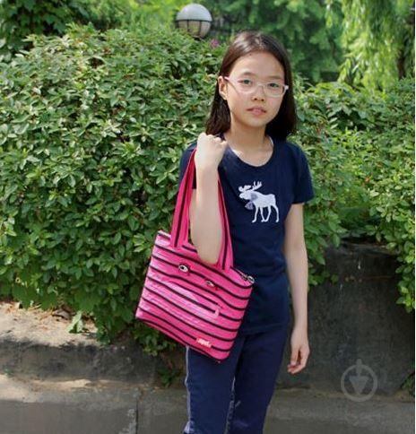 Сумка шкільна Zipit Monsters Tote/Beach Pink Begonia&Black Teeth - фото 10
