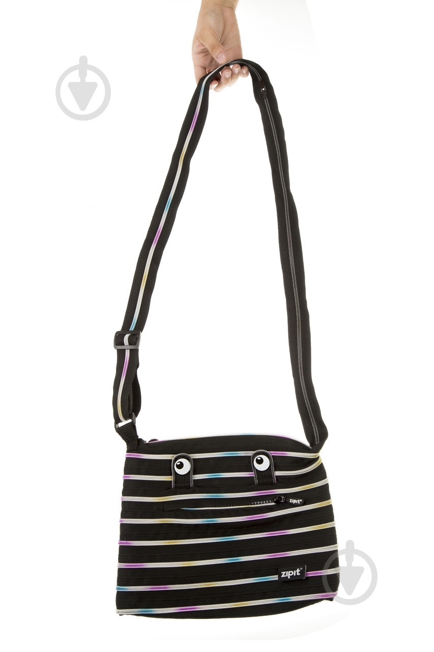 Сумка через плечо Zipit Monsters Black&Rainbow Teeth - фото 8 Сумка через плечо Zipit Monsters Black&Rainbow Teeth - фото 8