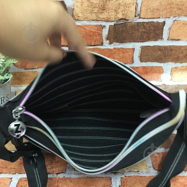 Сумка школьная Zipit Premium Tote/Beach Black&Rainbow Teeth - фото 7