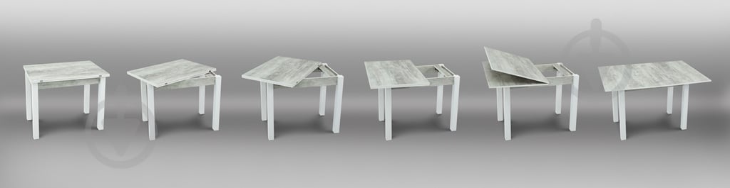 Стол-трансформер СКАЙ урбан/белый - фото 6