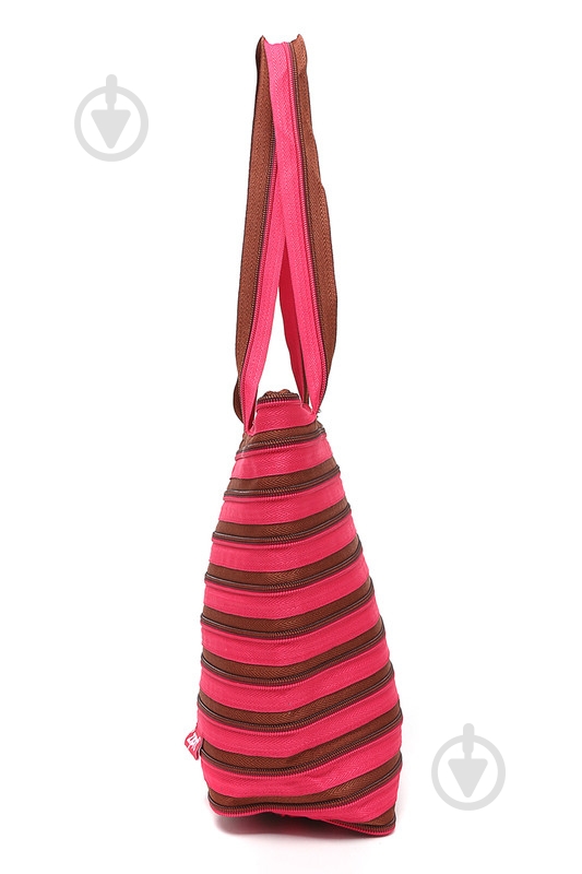 Сумка школьная Zipit Premium Tote/Beach Fuchsia&Deep Brown - фото 2