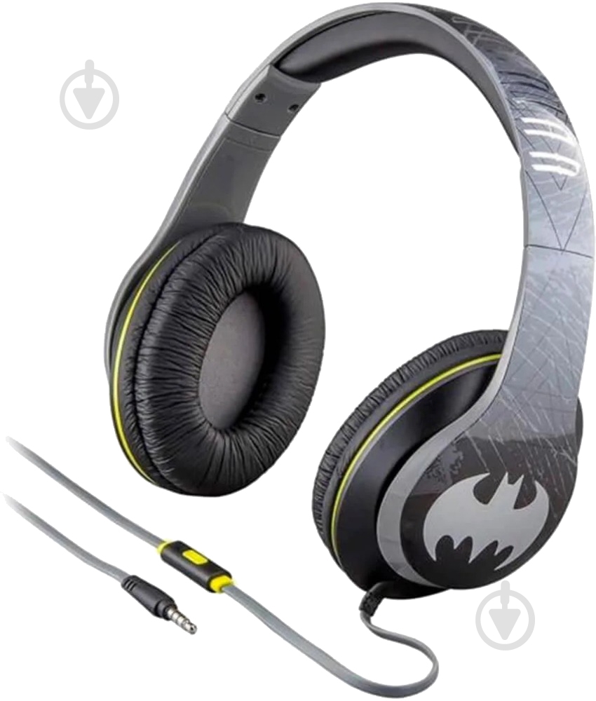 Наушники eKids Warner Bros Batman grey (RI-M40BM.FXV7) - фото 1