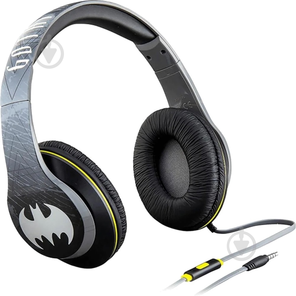 Наушники eKids Warner Bros Batman grey (RI-M40BM.FXV7) - фото 2