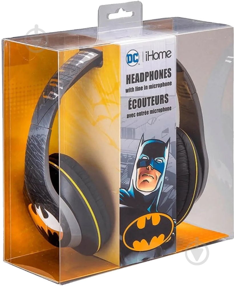 Наушники eKids Warner Bros Batman grey (RI-M40BM.FXV7) - фото 3