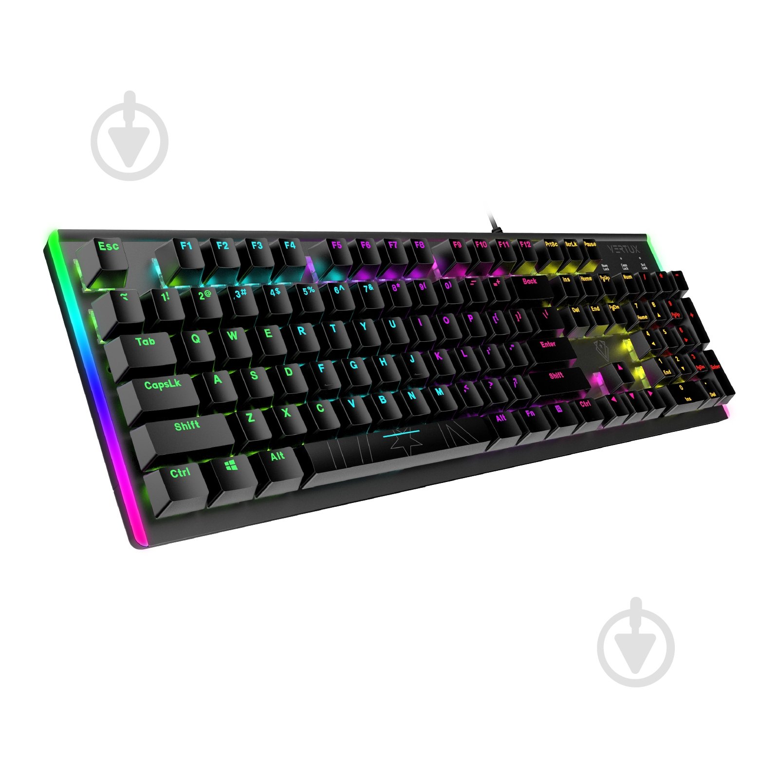 Клавиатура игровая Vertux (comando.black) black - фото 1 Клавиатура игровая Vertux (comando.black) black - фото 1