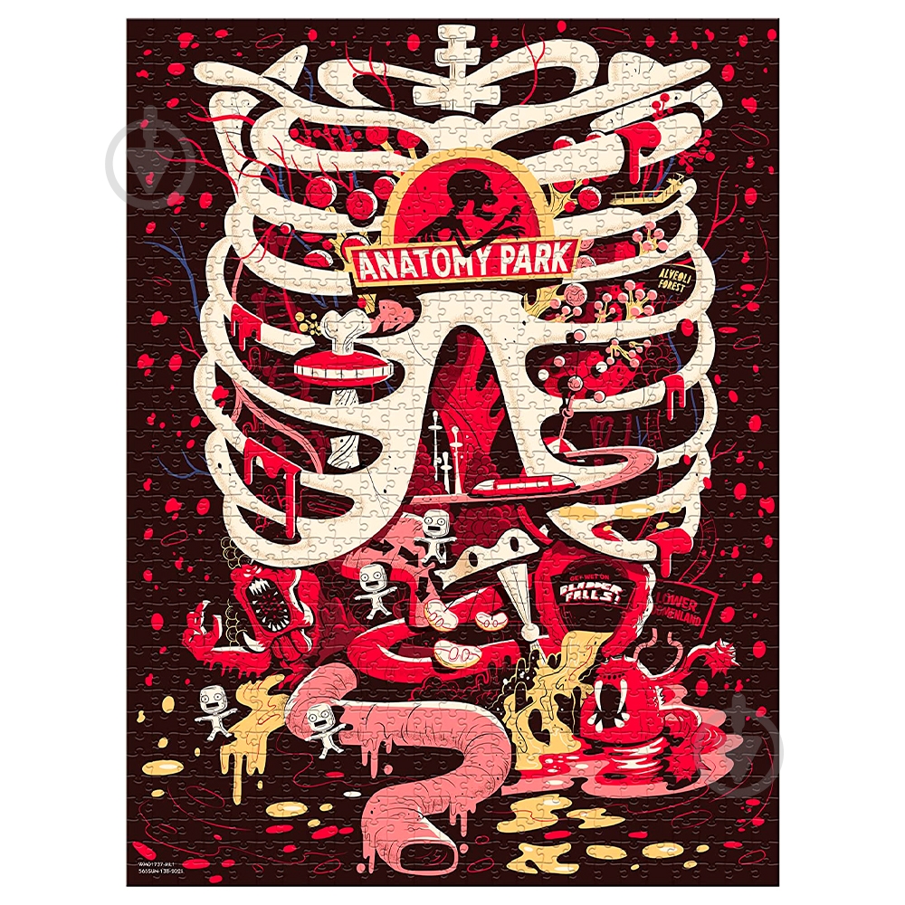 Пазл Winning Moves RICK AND MORTY 1000 pcs (Рик и Морти) (WM01737-ML1-6) - фото 2