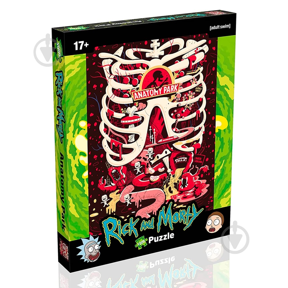 Пазл Winning Moves RICK AND MORTY 1000 pcs (Рик и Морти) (WM01737-ML1-6) - фото 3