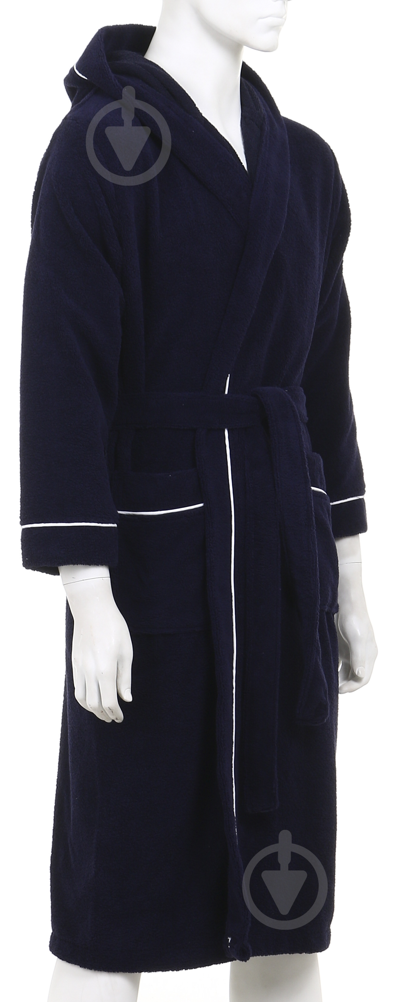 Халат мужской Durutex Triga р. S синий - фото 2 Халат мужской Durutex Triga р. S синий - фото 2