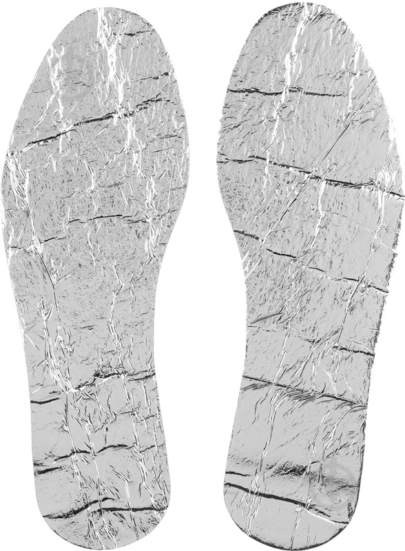 Устілки для взуття з повсті і фольги Comfort Textile Group р.44 темно-сірий - фото 2