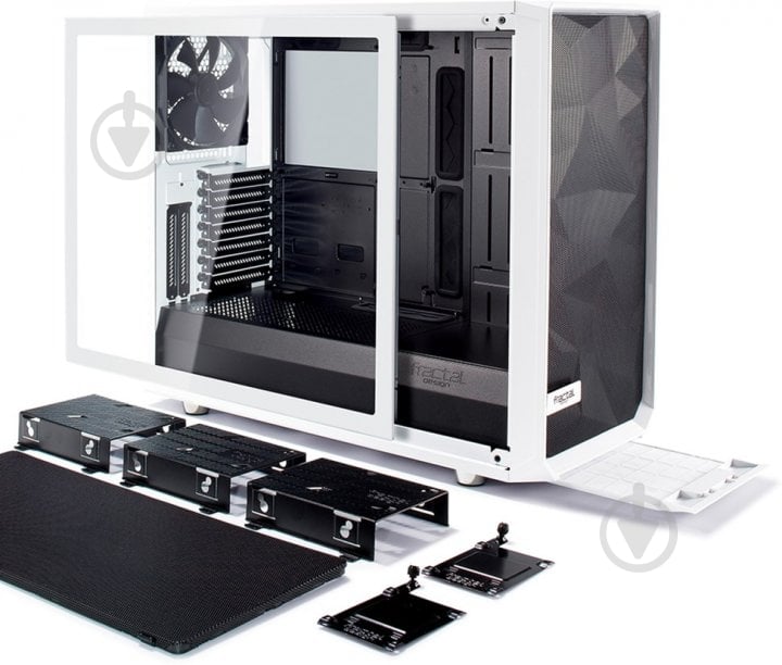Корпус Fractal Design Meshify S2 White TG Clear (FD-CA-MESH-S2-WT-TGC) - фото 20