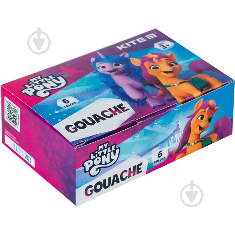 Гуашь LP 6 цветов x 20 мл LP23-062 KITE - фото 1