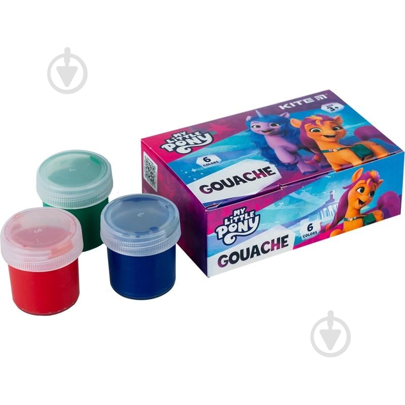 Гуашь LP 6 цветов x 20 мл LP23-062 KITE - фото 3