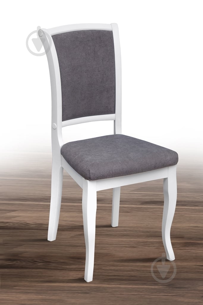 Стул обеденный Марио серый/белый - фото 3