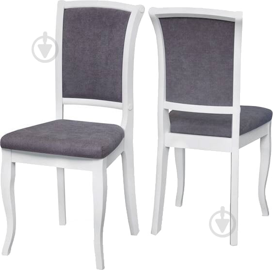 Стул обеденный Марио серый/белый - фото 2