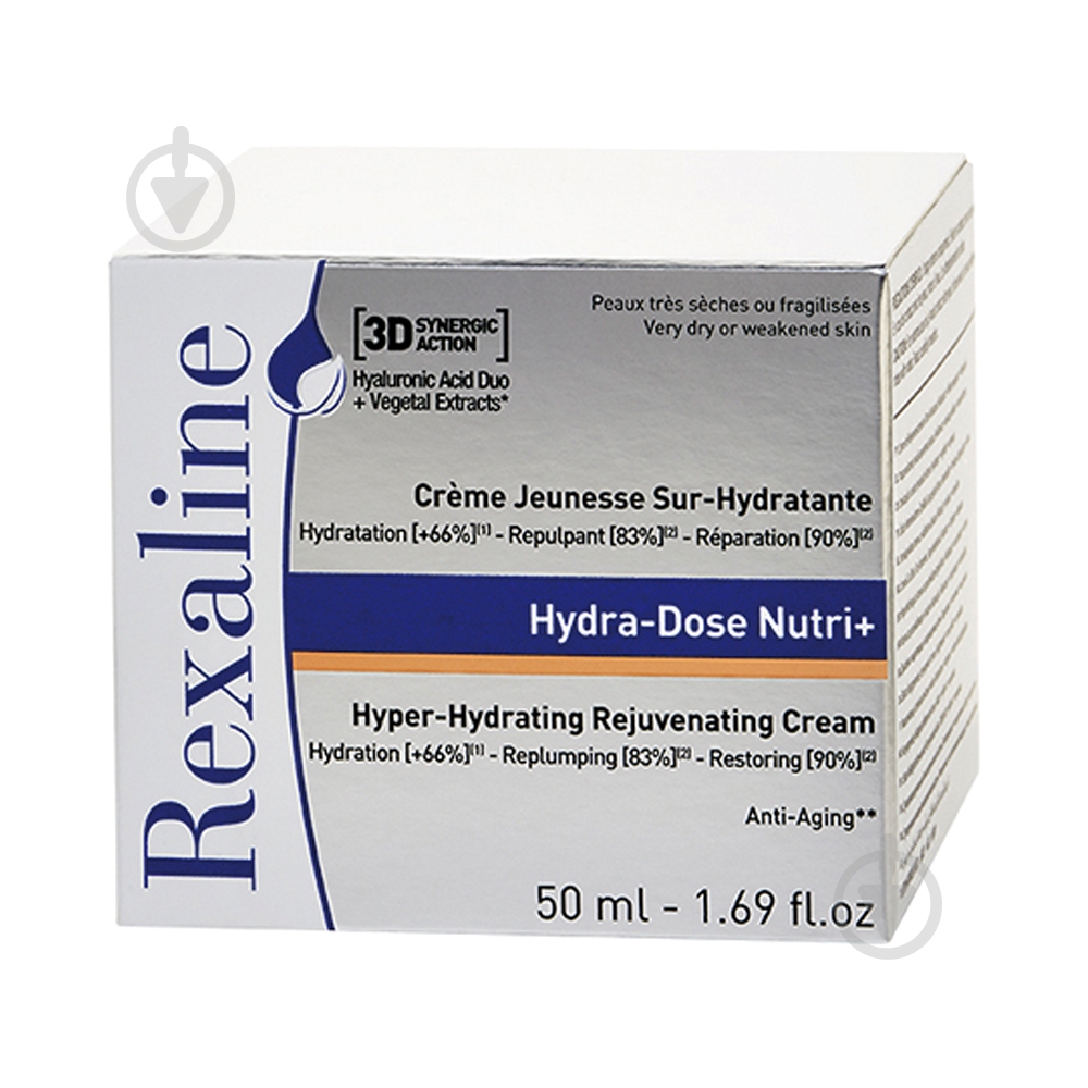 Крем для лица день-ночь Rexaline 3D Hydra-Dose Nutri + 50 мл - фото 2