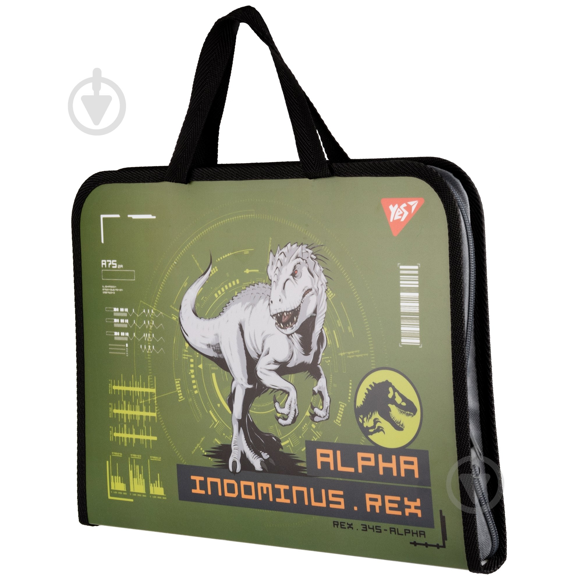 Папка-портфель Jurassic World хаки FC YES 492242 - фото 2 Папка-портфель Jurassic World хаки FC YES 492242 - фото 2