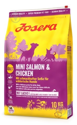Корм сухой Josera Mini Salmon & Chicken 10 кг - фото 1