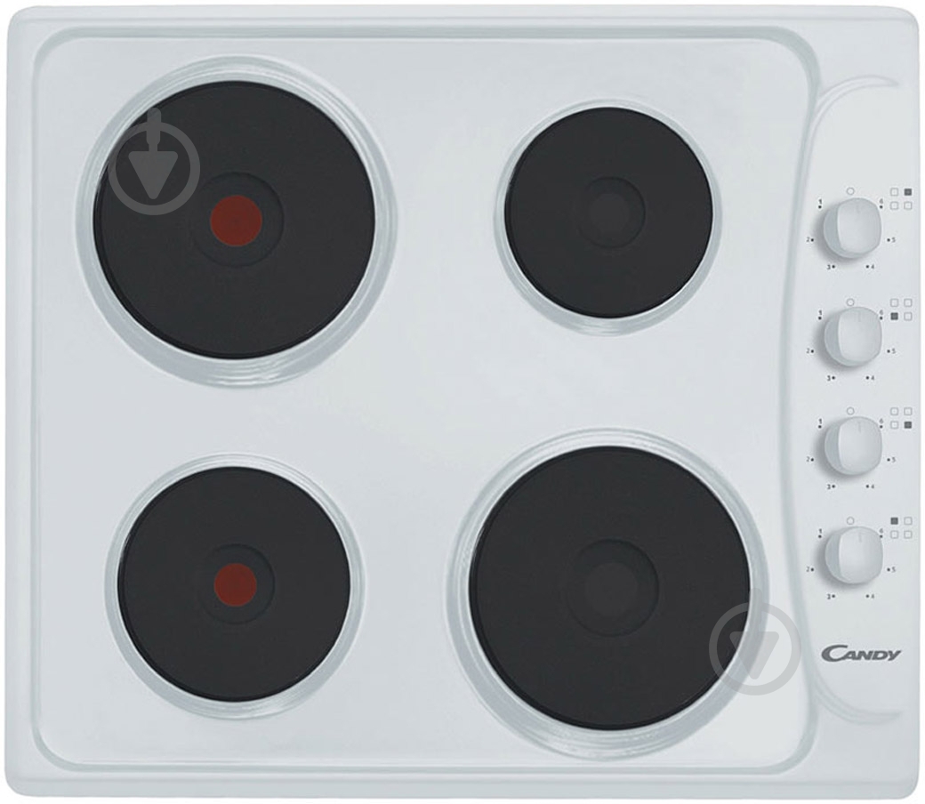 Варочная поверхность электрическая Candy PLE 64 W - фото 1 Варочная поверхность электрическая Candy PLE 64 W - фото 1