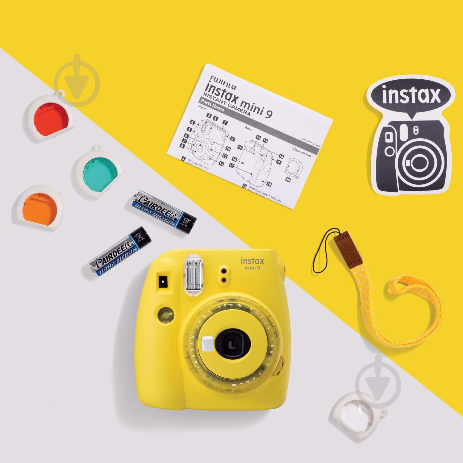 Камера-принтер Fujifilm Instax Mini 9 yellow - фото 8