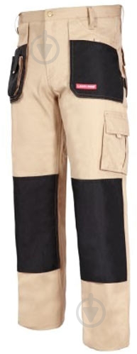 Брюки робочі Lahti Pro р. M L4050150 пісочний - фото 2 Брюки робочі Lahti Pro р. M L4050150 пісочний - фото 2