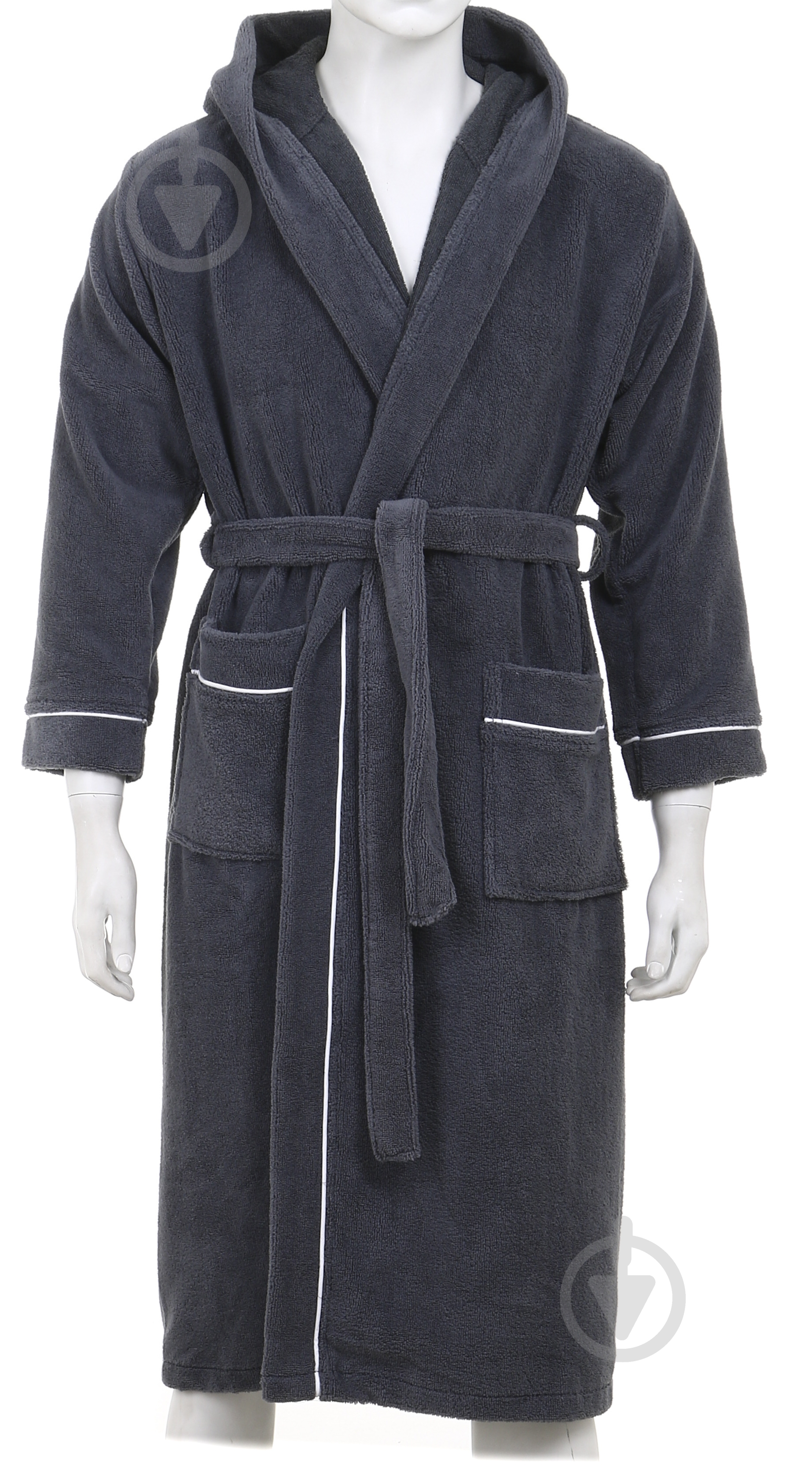 Халат чоловічий Durutex Triga р. S сірий - фото 1