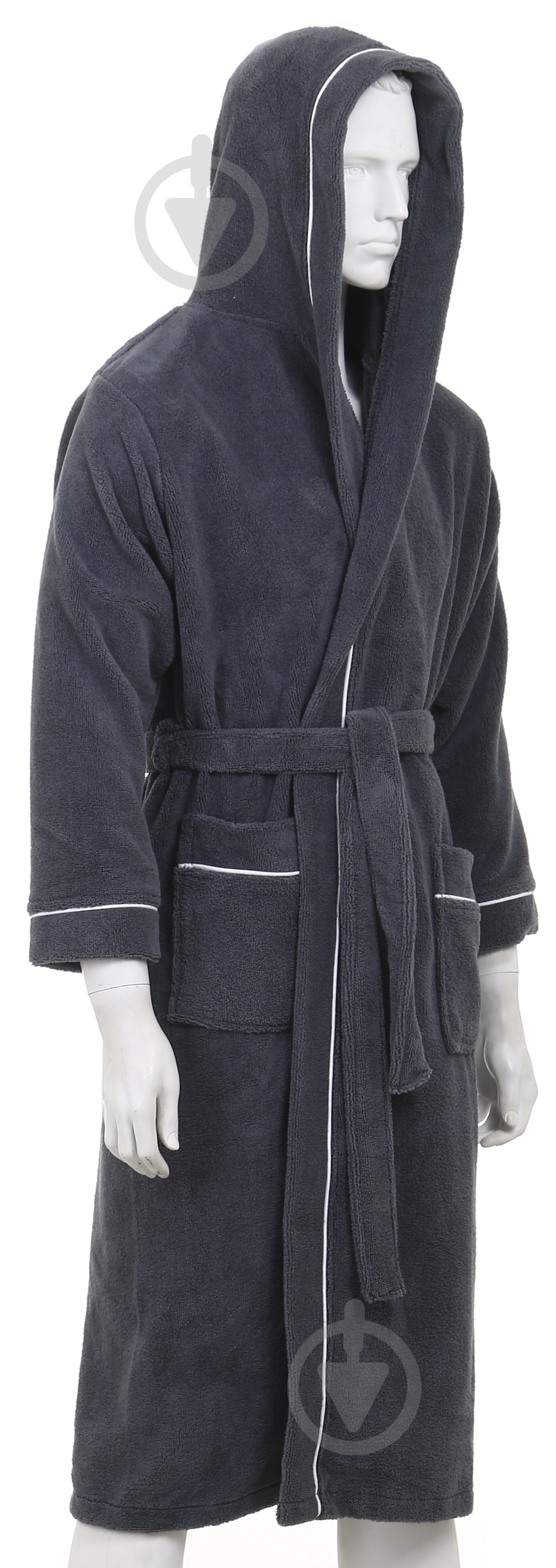 Халат чоловічий Durutex Triga р. S сірий - фото 3