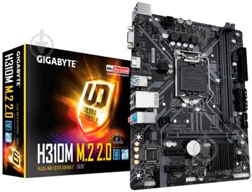 Материнская плата Gigabyte H310M M.2 2.0 (Socket 1151, Intel H310, mirco ATX) - фото 3
