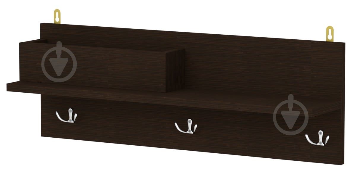 Вешалка настенная Компанит В-6 венге - фото 1