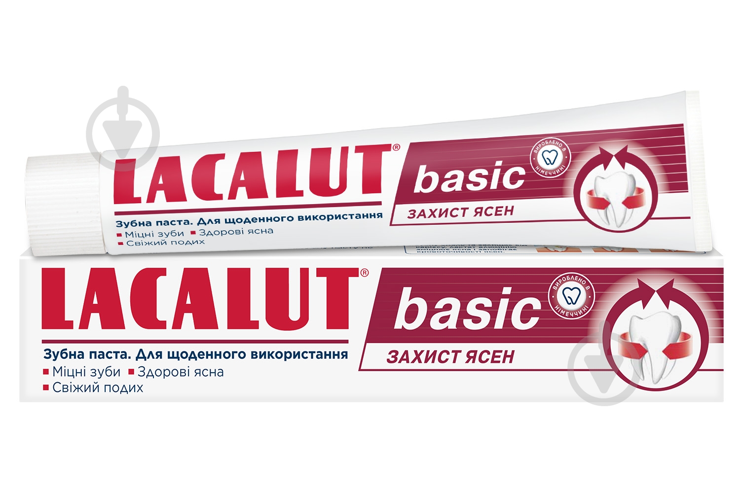 Зубная паста Lacalut BASIC захист ясен 75 мл - фото 1 Зубная паста Lacalut BASIC захист ясен 75 мл - фото 1